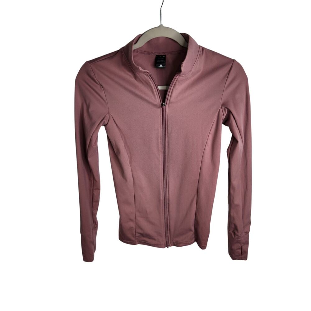 Balance Athletica Vitality Elevate Full Zip Jacket Womens Size Small Mauve